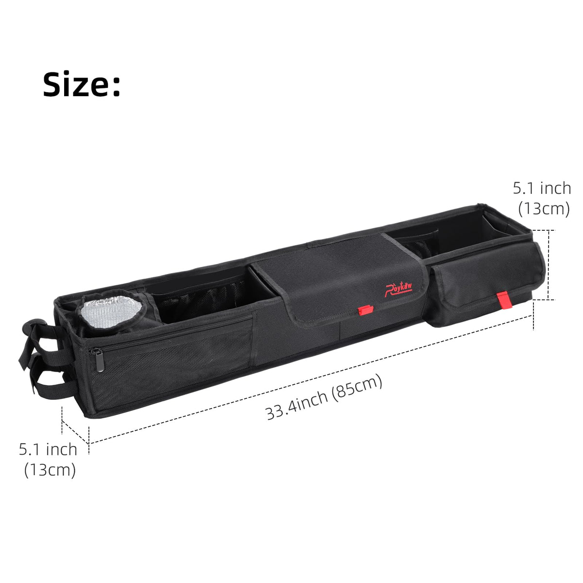 AIPSET adjustable compartments adapt to 2, 3, or 4 sections.