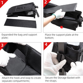 AIPSET basket sits above the dashboard without blocking the windshield.