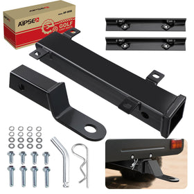 AIPSET golf cart hitch receiver 2-inch for secure towing