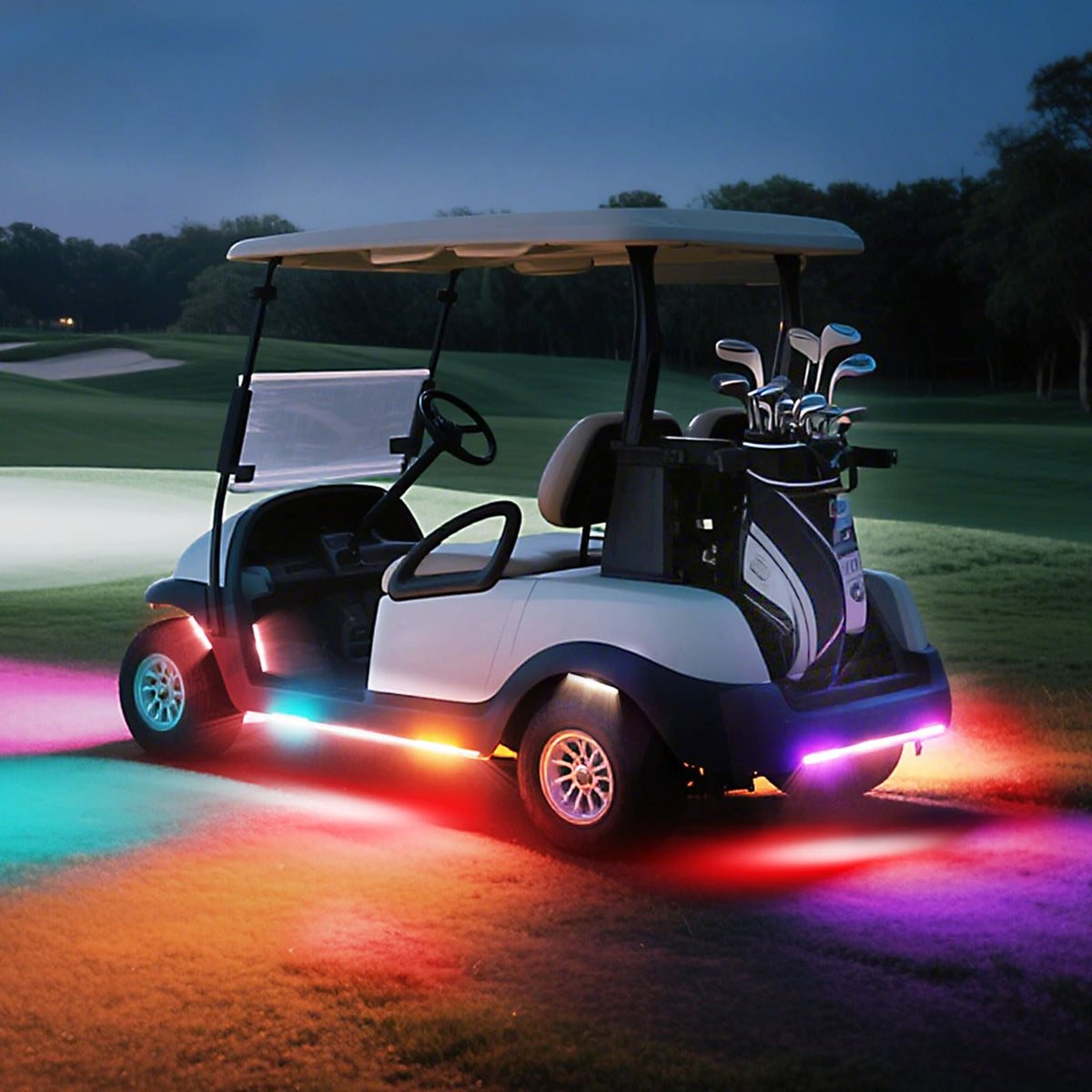 AIPSET IP67 waterproof underbody lights enduring rain and mud