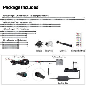 AIPSET universal fit lights across EZGO Club Car Yamaha and more