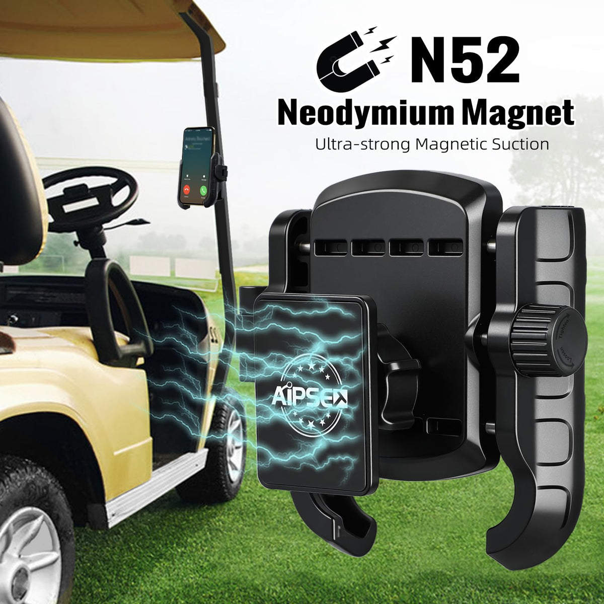 Designed for EZGO, Club Car, Yamaha golf carts and more.