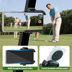 One-handed operation with memory bracket makes phone placement quick.