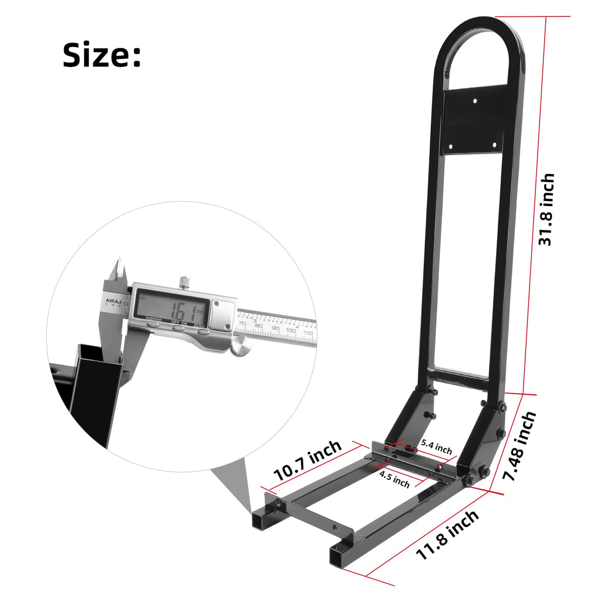 AIPSET passenger safety bar provides secure grip during starts and turns