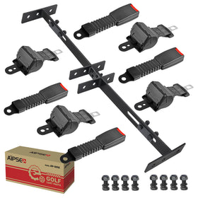AIPSET front-seat belt with bracket enhances safety during turns.