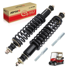 AIPSET golf cart shock absorber front view enhances ride stability for EZGO TXT.