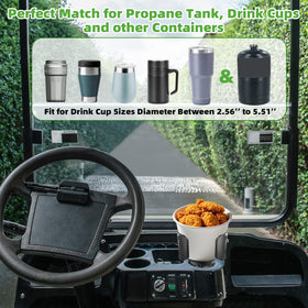 AIPSET two-knob design enables quick one-handed installation on cup holders.