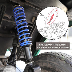 AIPSET package with shocks and extenders ready for easy installation.