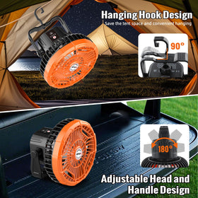 AIPSET portable table fan mode for off-cart cooling.