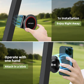 Roykaw dual-side magnets secure your phone on rough roads
