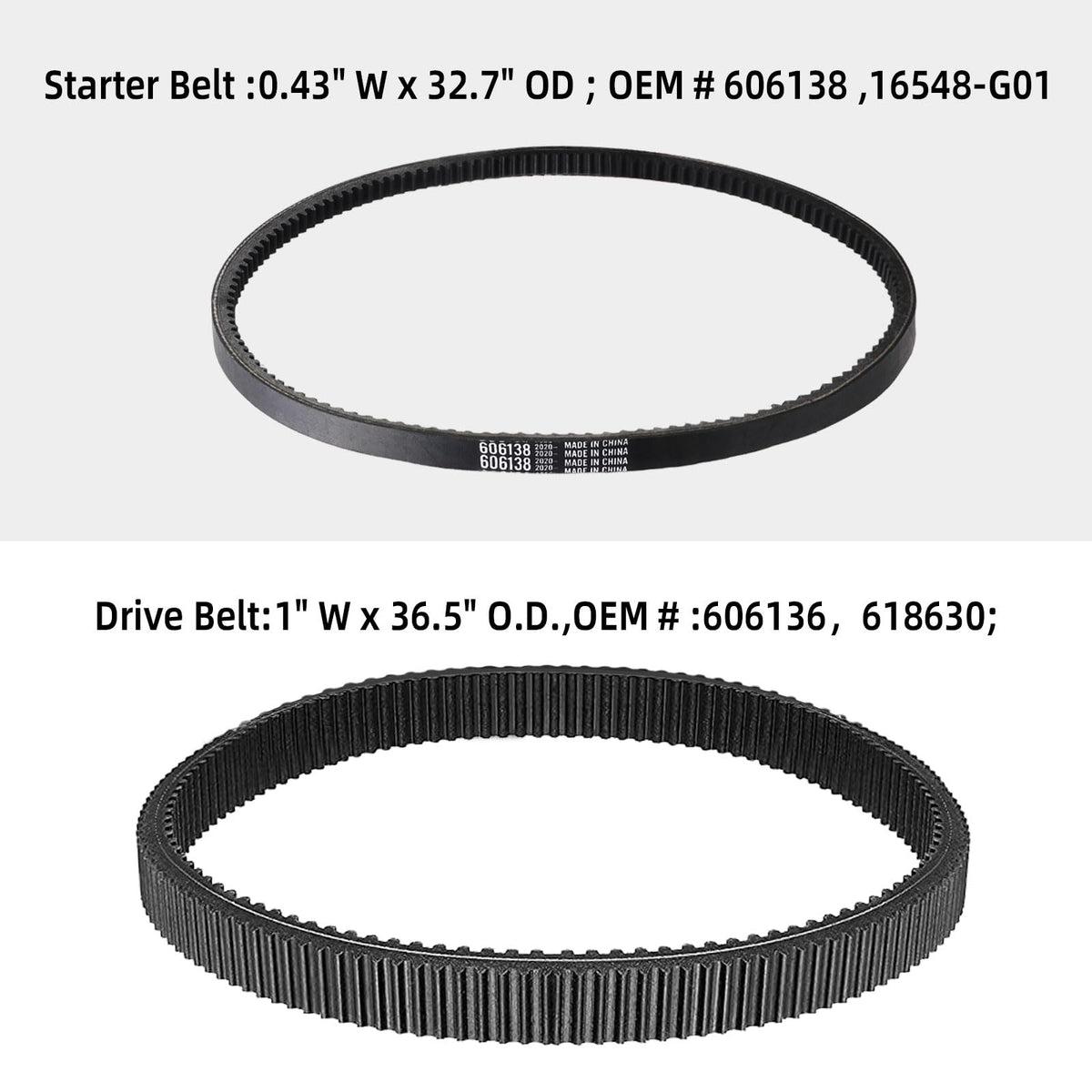 AIPSET starter belt installed on EZGO TXT shows clean alignment and efficient start action