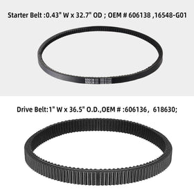AIPSET starter belt installed on EZGO TXT shows clean alignment and efficient start action