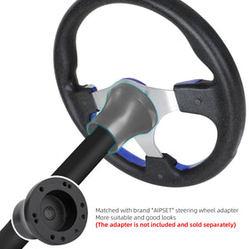 Simple adapter-based installation for AIPSET steering wheel.