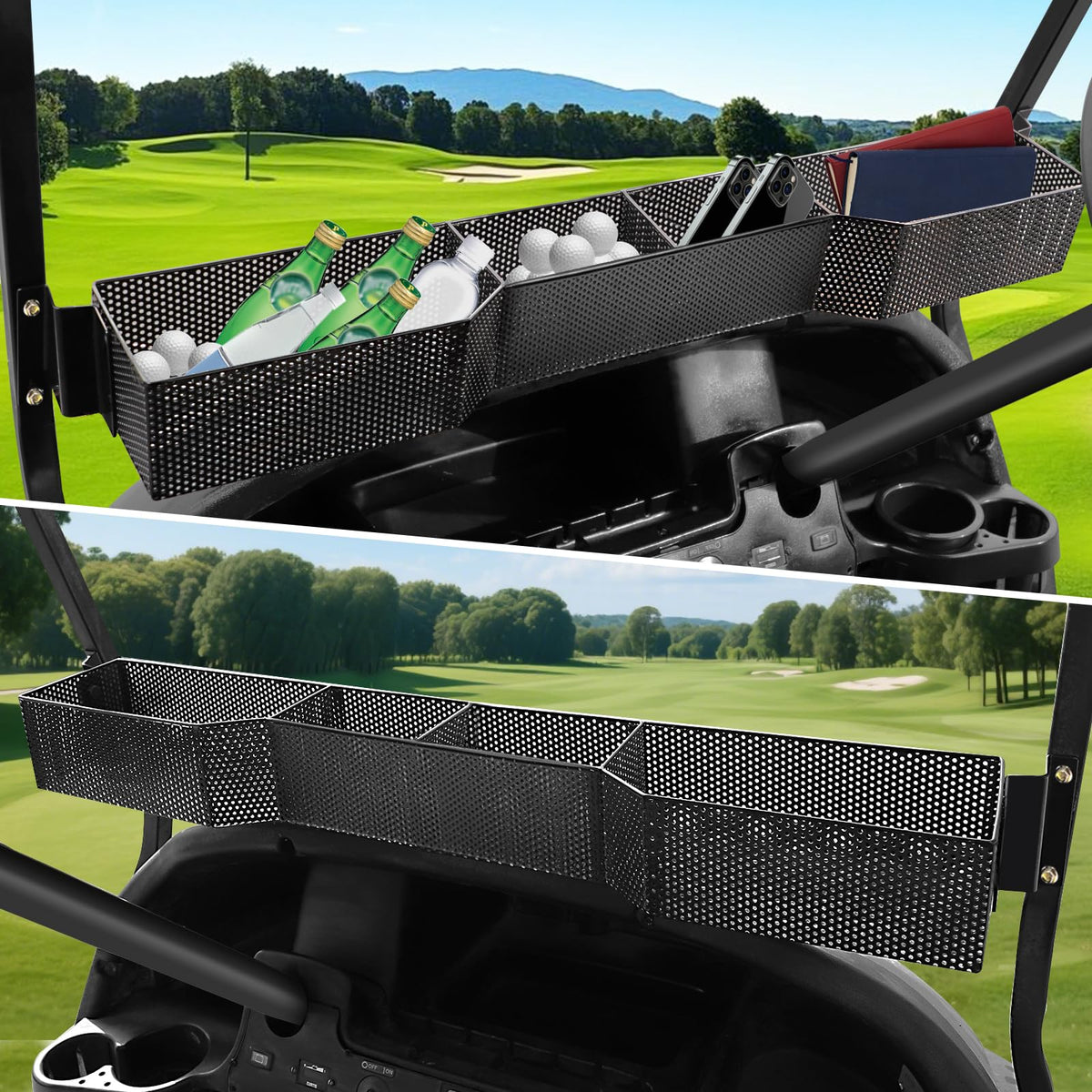 AIPSET Tempo Onward front basket compatibility with Club Car Onward & Tempo.