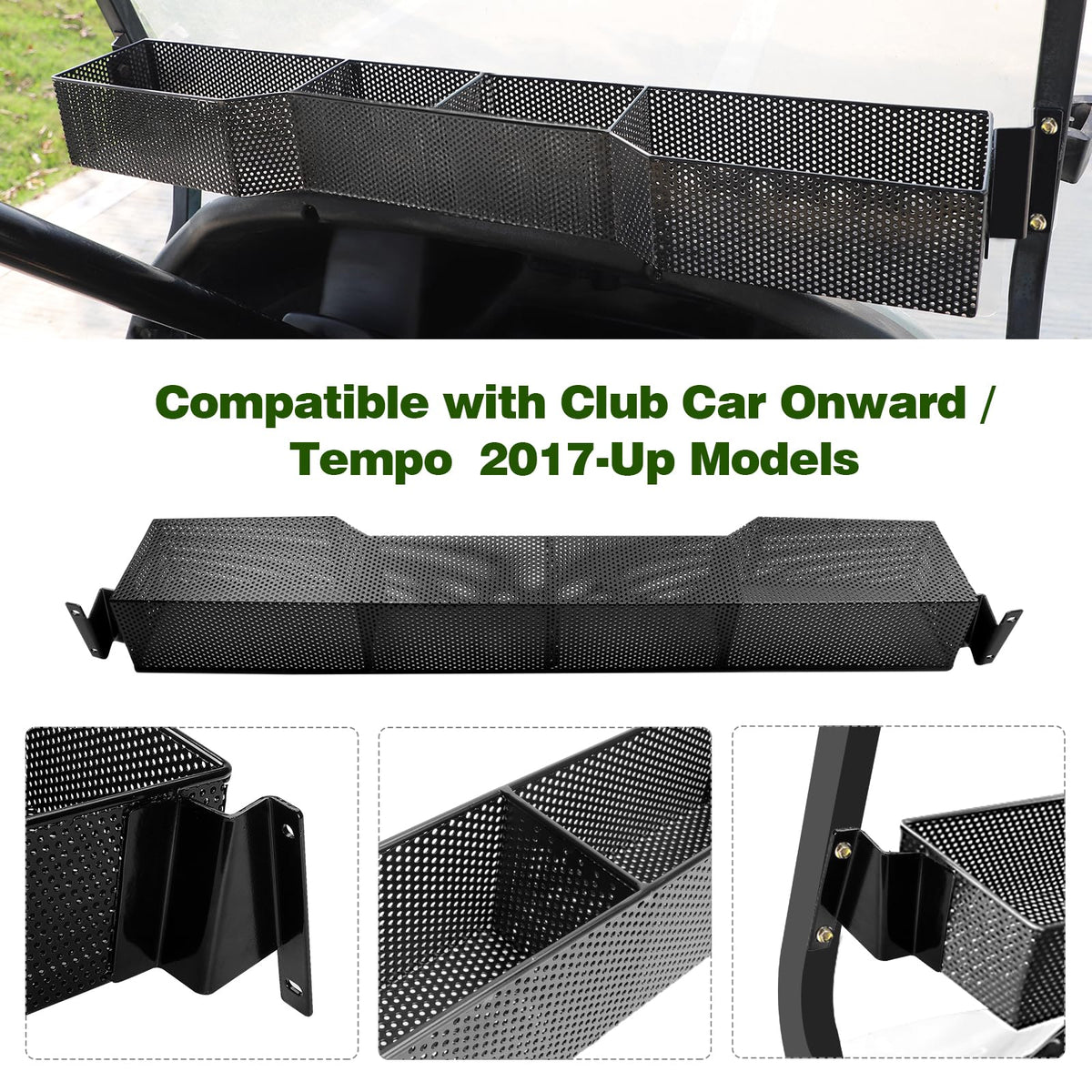 AIPSET Tempo Onward front basket side view highlighting accessible placement.