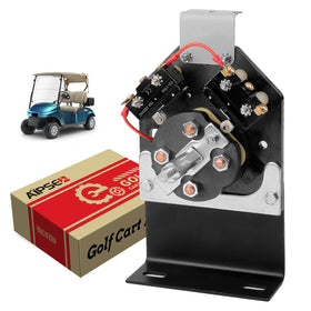 AIPSET TXT switch front view, durable build for EZGO TXT carts.