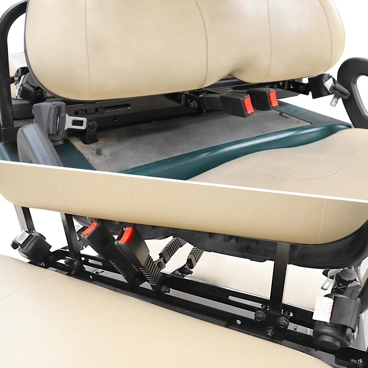 Universal 4-passenger belt kit by AIPSET for multiple cart brands.