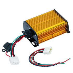air2yun DC-DC 12V 360W front view for golf carts and accessories.