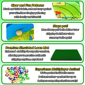 Airaperto Battle Golf Set is quick to assemble for instant play.