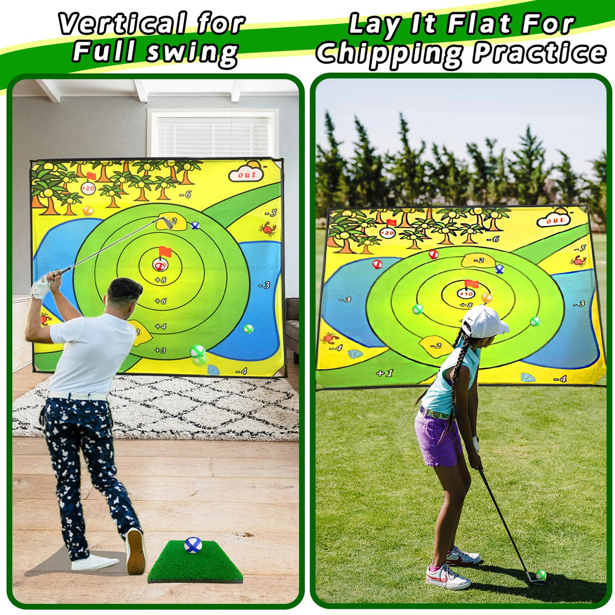 Airaperto Battle Golf coastal desert theme adds unique scenery.