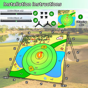 Airaperto Battle Golf portable design with bags for travel