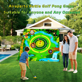 Airaperto golf club included for immediate setup and practice sessions.