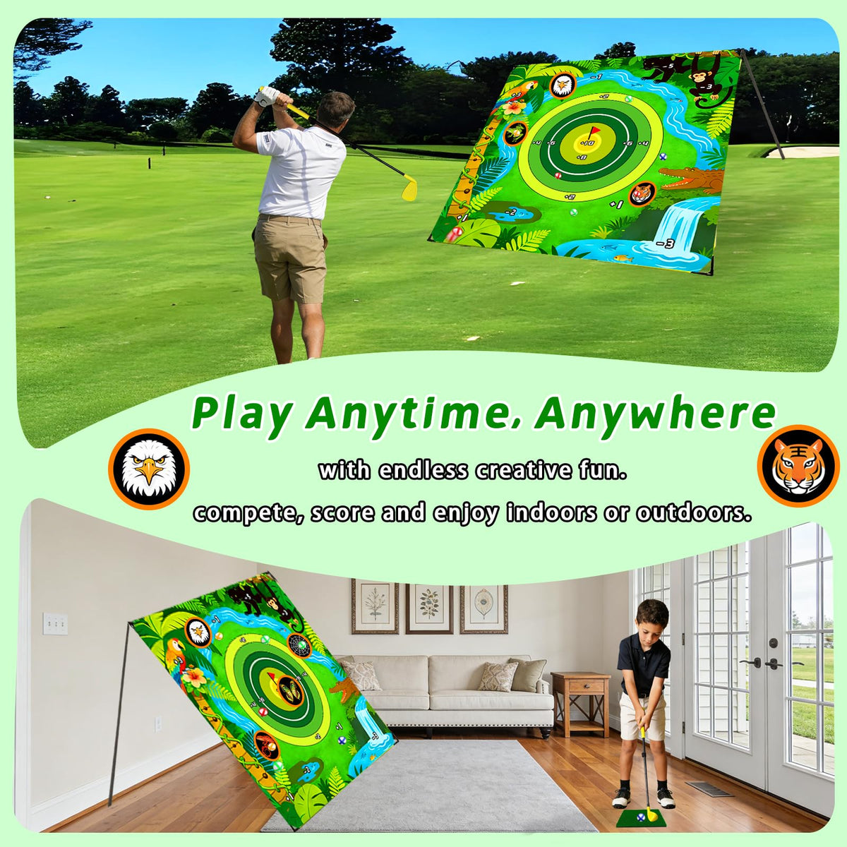 Airaperto movable targets enable dynamic challenges for groups.