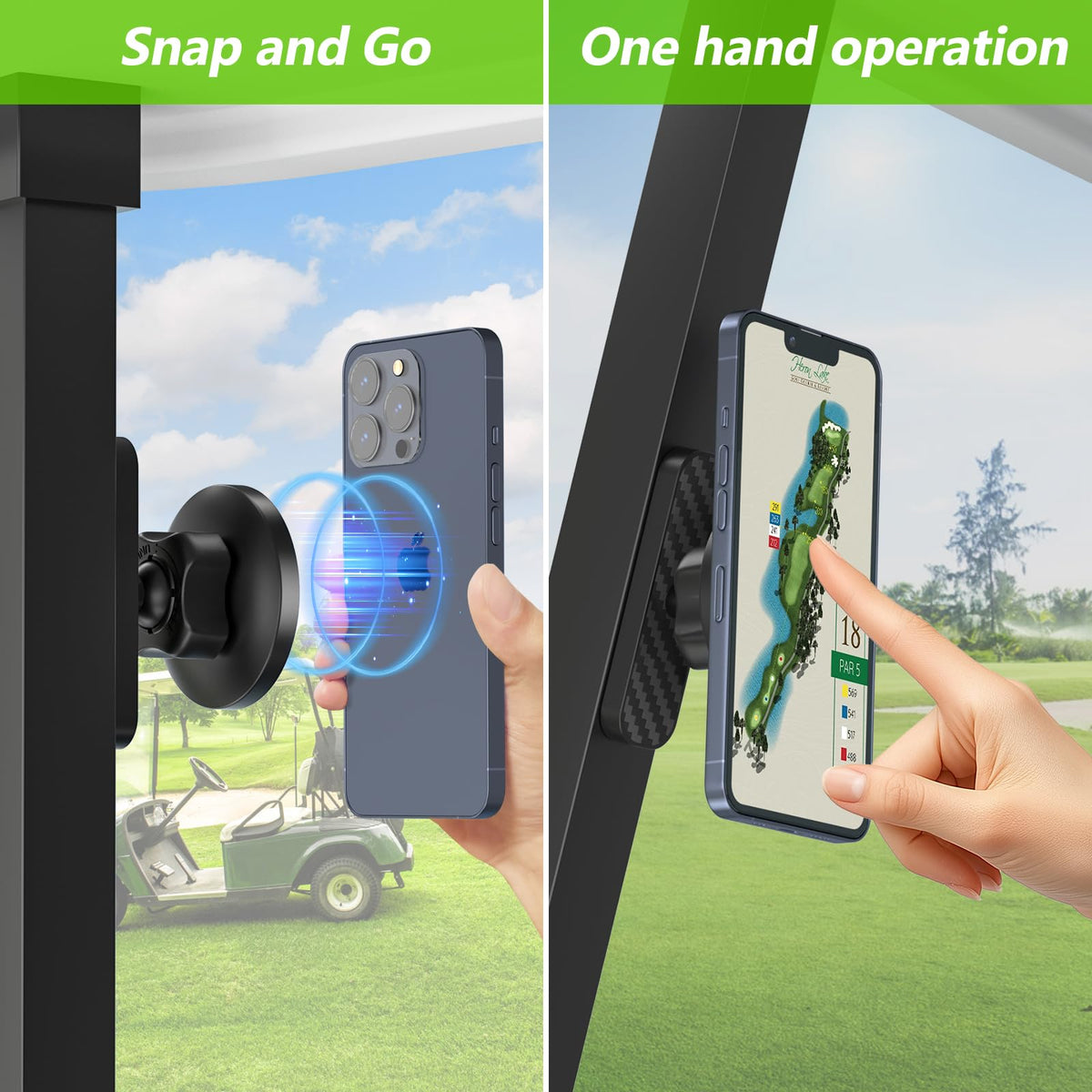 AISIKA 360-degree rotation for perfect GPS or filming.