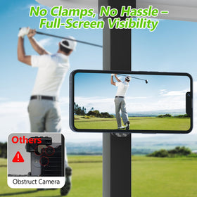 AISIKA magsafe-compatible phones attached with strong hold on cart.