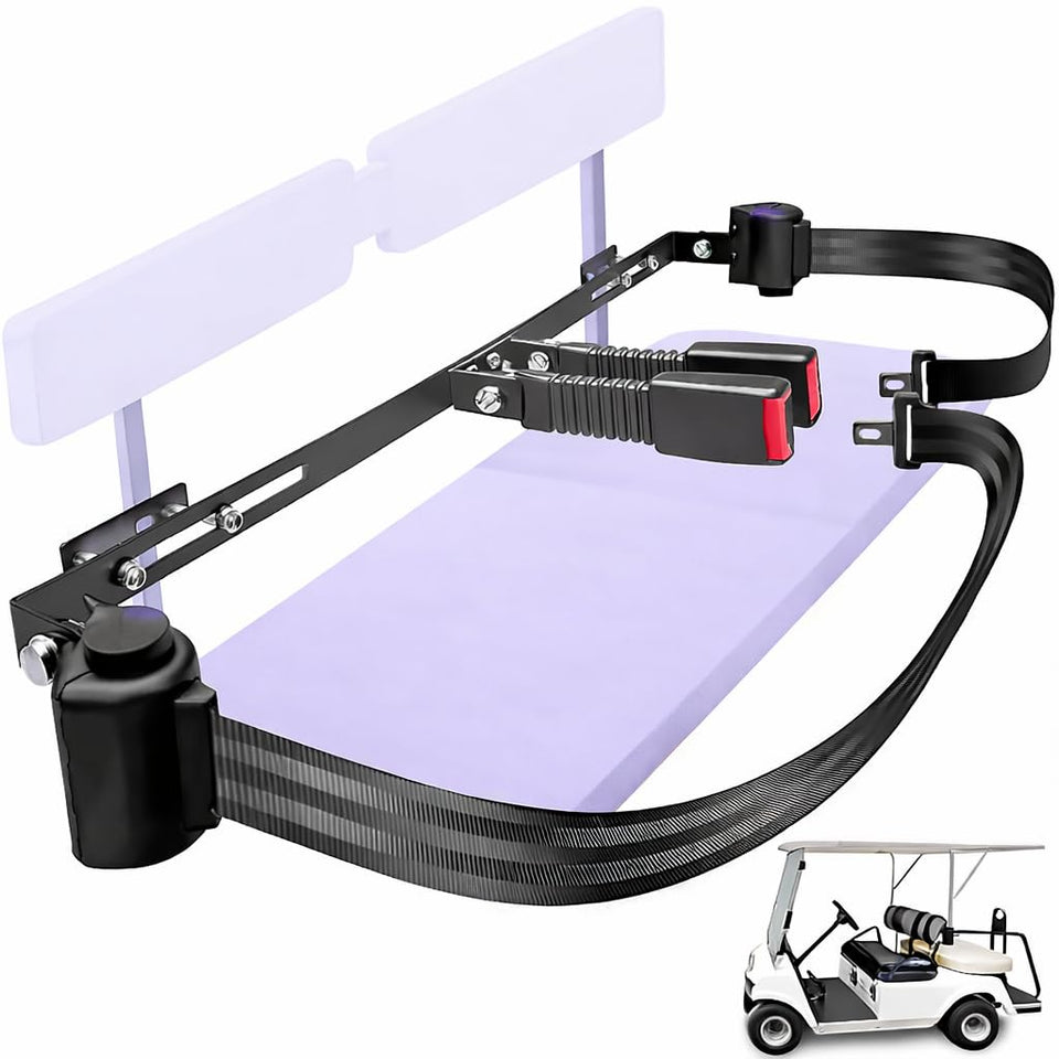 AIWEILUCK bracket mount steel for secure seat belt installation on golf carts
