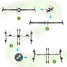 AIWEILUCK stainless steel screws resist rust for lasting use.