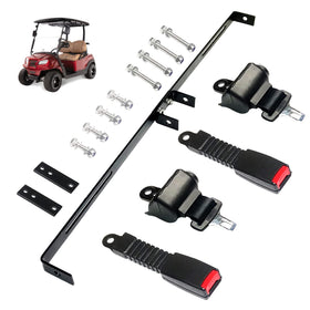 AIWEILUCK universal bracket fits most golf carts for secure seat belt mounting.