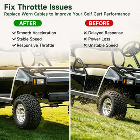 AIYOYOLIFE golf cart cable kit components laid out for easy installation and smooth operation