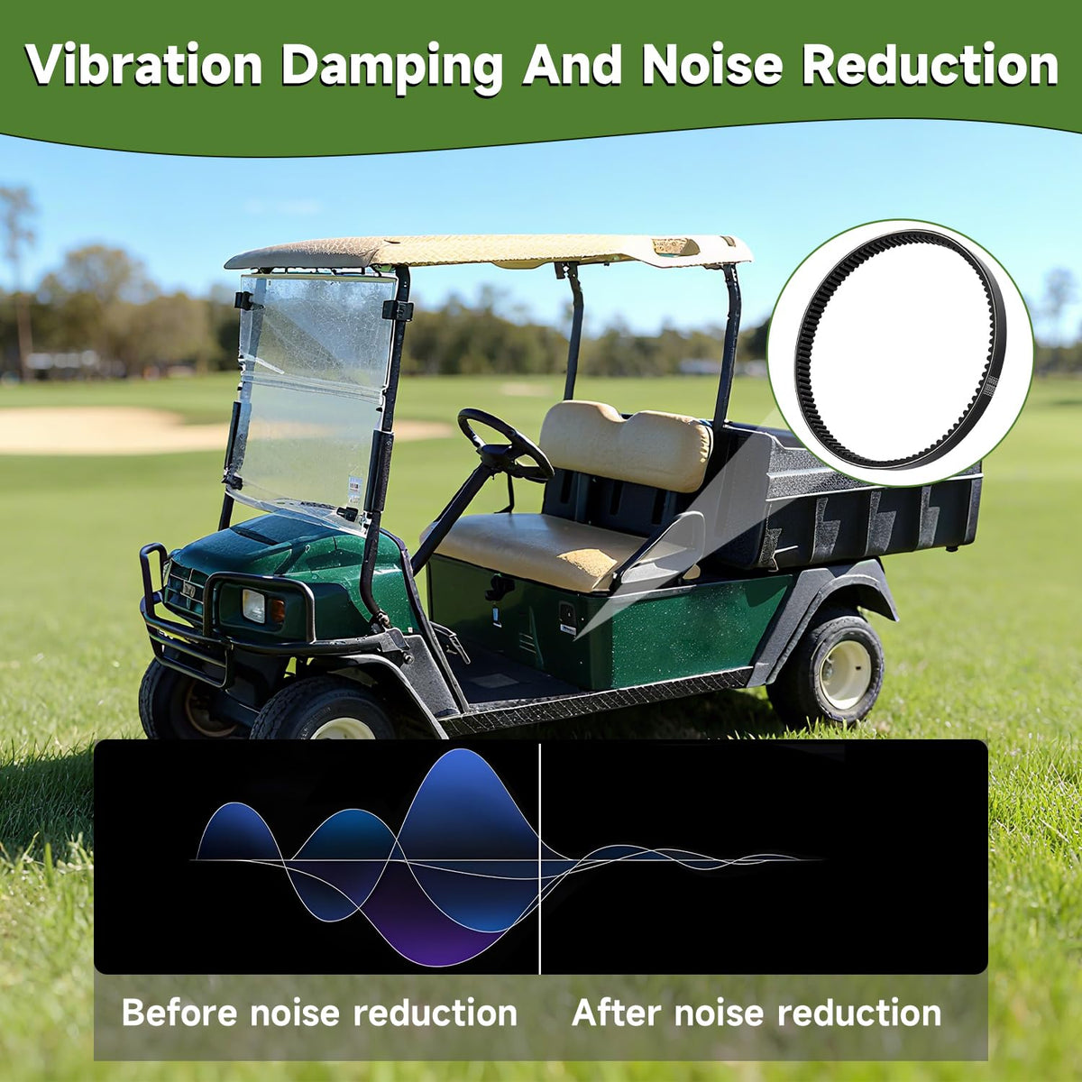 AIYOYOLIFE Cushman EZGO compatibility covers 2004-2009 golf cart models.