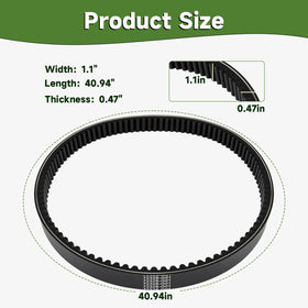 AIYOYOLIFE drive belt clutch-fit shows precise power transfer compatibility.