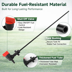 AIYOYOLIFE durable plastic pickup tube withstands high temperatures.