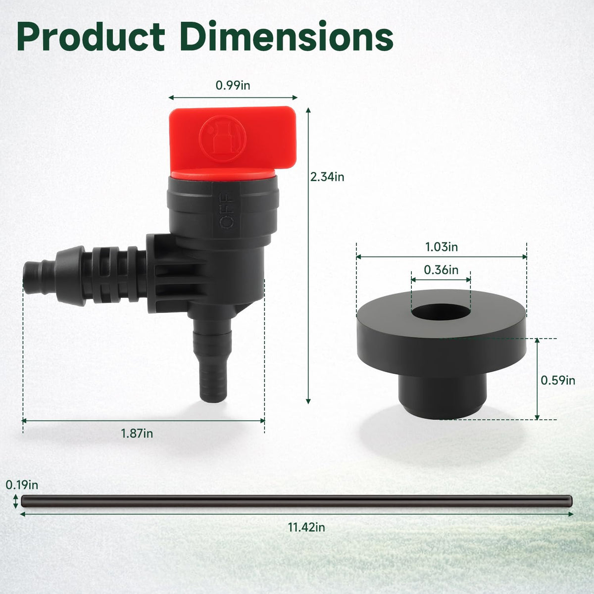 AIYOYOLIFE tank tube bushing with optimized fit to reduce wear.