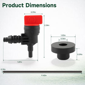 AIYOYOLIFE tank tube bushing with optimized fit to reduce wear.