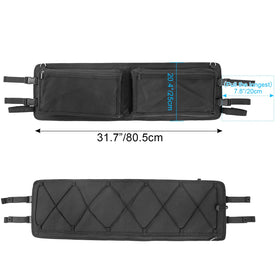 AJFHKJ Ceiling Bag interior pockets with zipper-secured items
