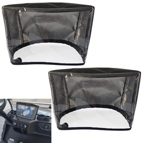 Ajqxh golf cart touchscreen cover shields screen from sun glare