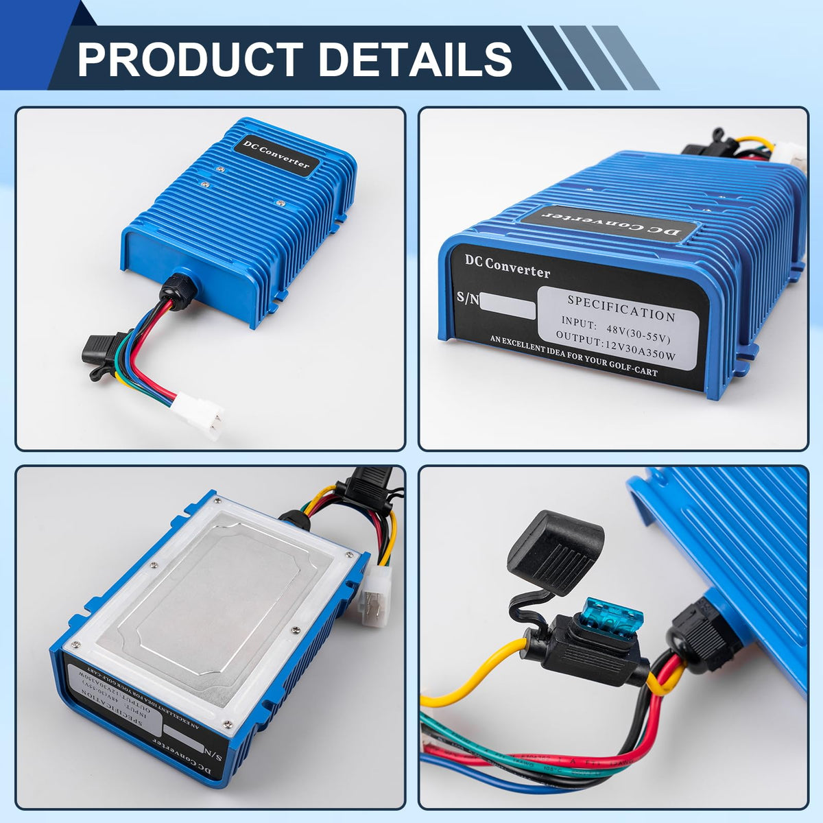 AJulyBee aluminum housing protects the regulator in rugged riding conditions.