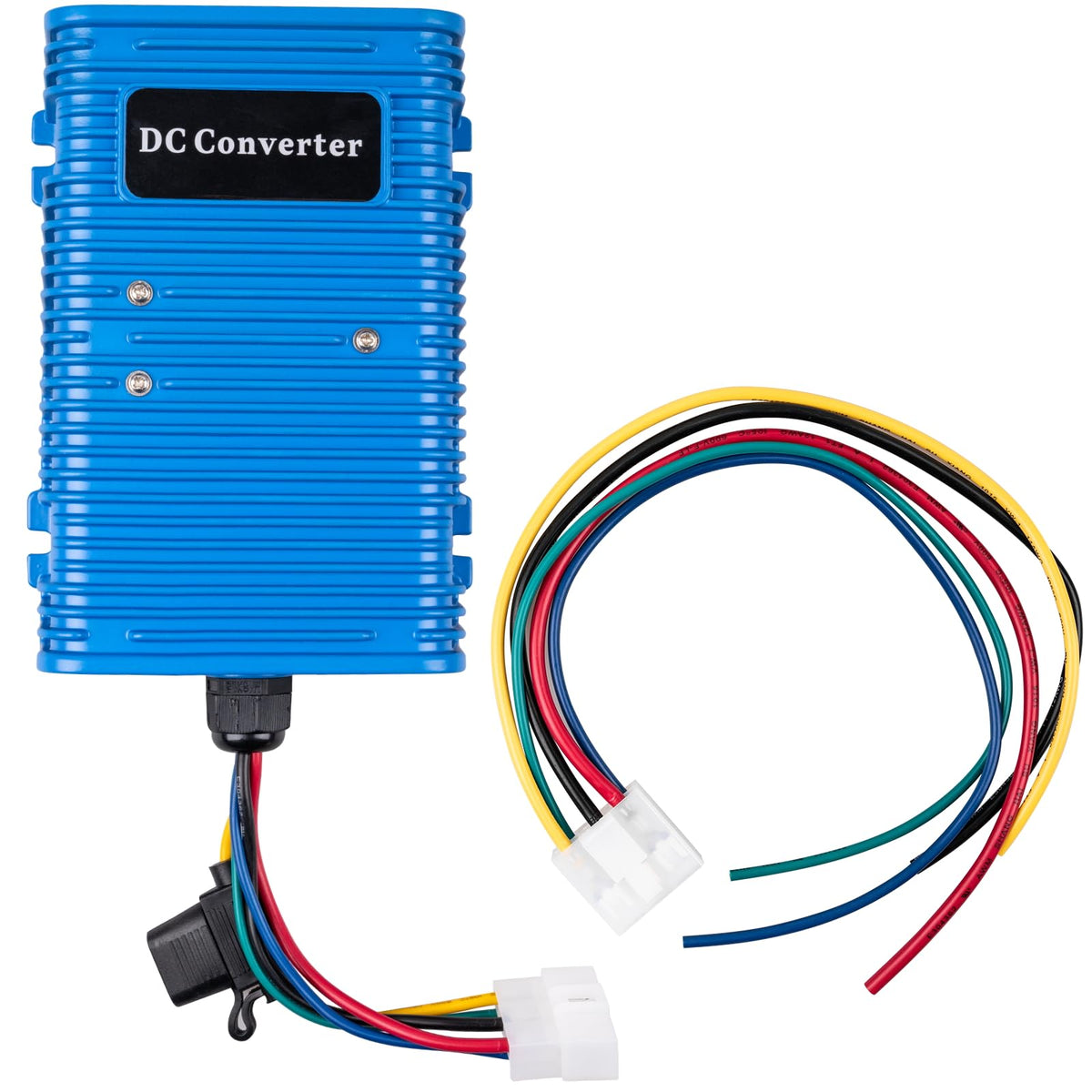 AJulyBee golf-cart converter 48V to 12V powers 12V devices reliably.