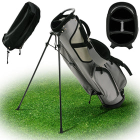 AK System Ultra-Lite Stand Bag with open compartments for quick club access.