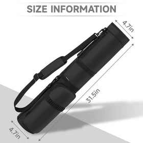 AKOZLIN Golf Carry Bag with shoulder strap for comfortable carrying.