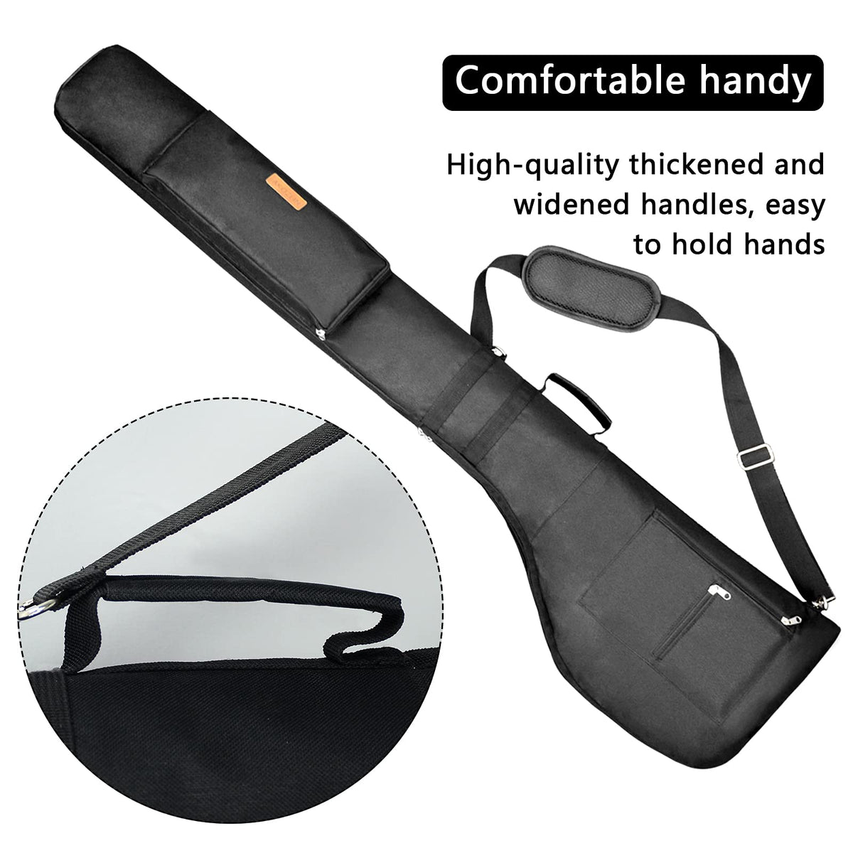 AKOZLIN lightweight golf bag with padded strap for comfortable carrying