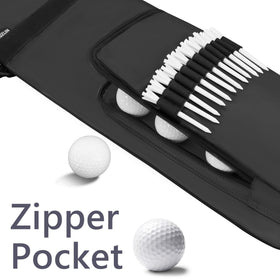 AKOZLIN golf sunday bag capacity for 3-6 clubs in a lightweight layout