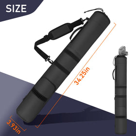 AKOZLIN golf sunday bag cinch-top closure keeps clubs secure during movement