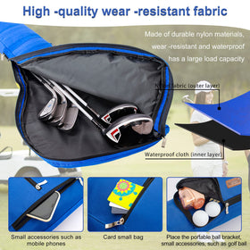 AKOZLIN portable golf bag non-slip base stabilizes during use