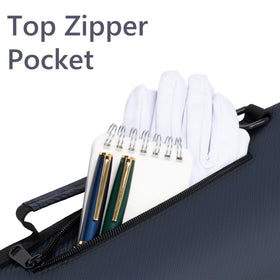 AKOZLIN zippered storage pocket keeps tees, balls, and gloves organized.