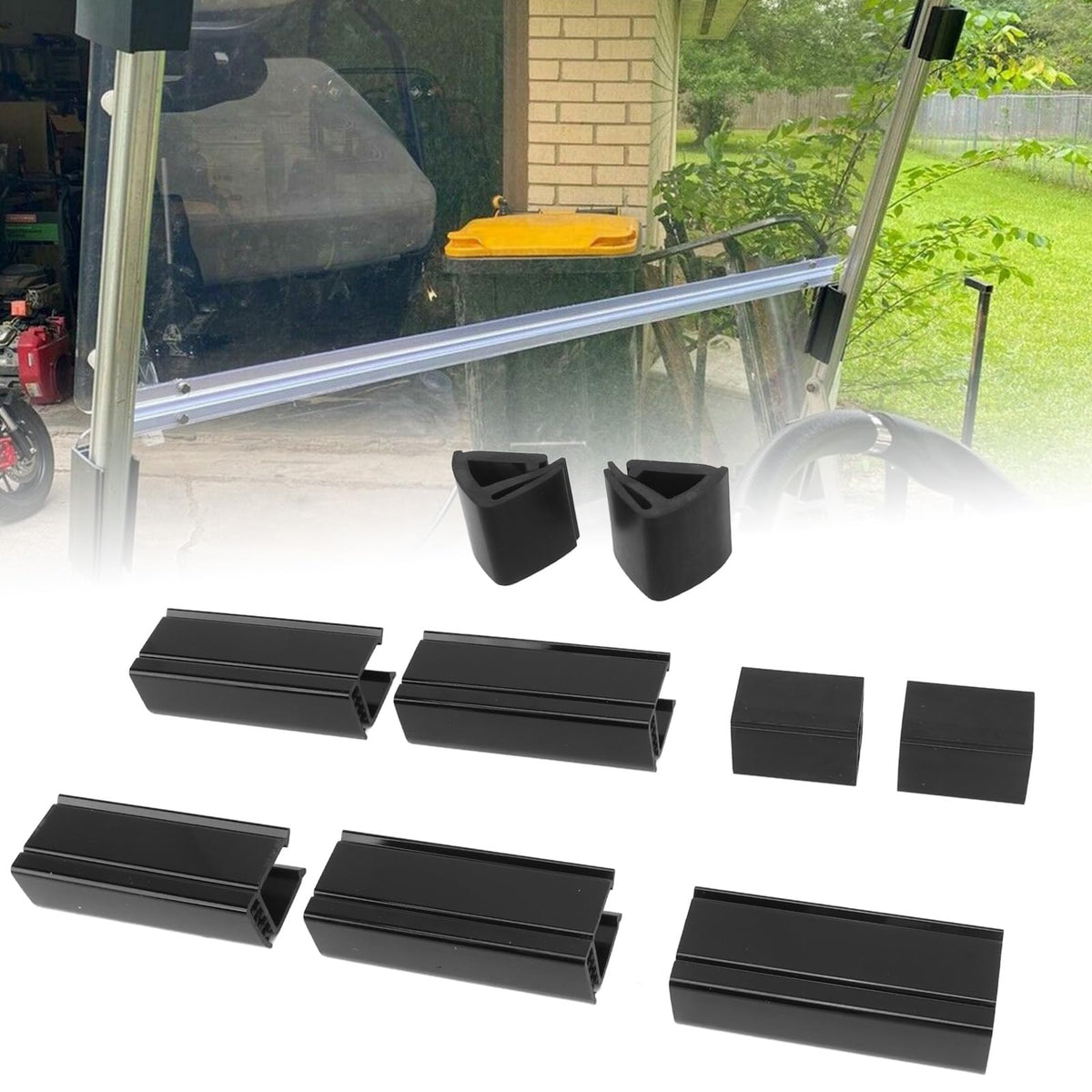 Akozon packaging shows all clips and parts for easy identification.